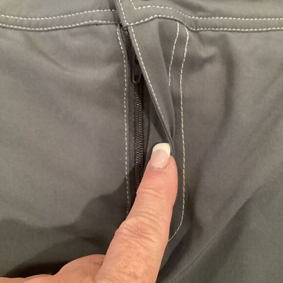 prAna Womens Lena Skort Sz 12 Gray Stretch Hiking Tennis Activewear - Picture 6 of 11